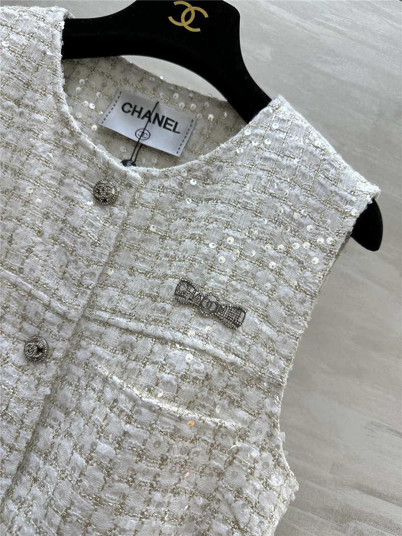 Ch**el sleeveless vest dress