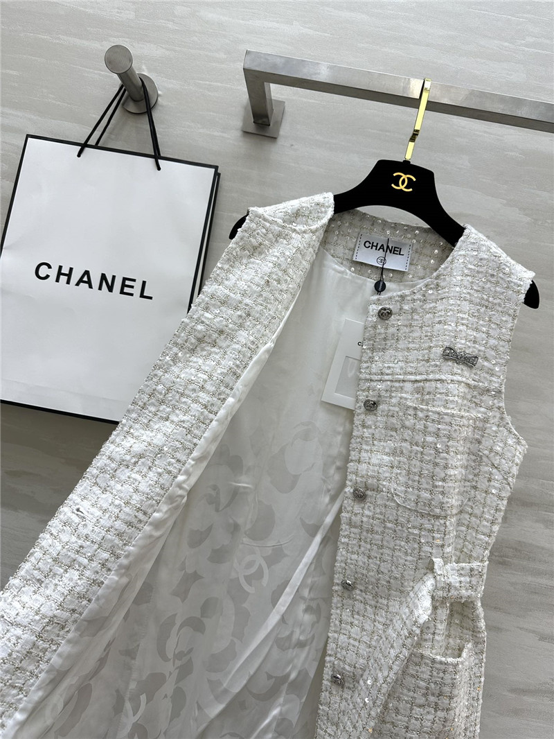 Ch**el sleeveless vest dress