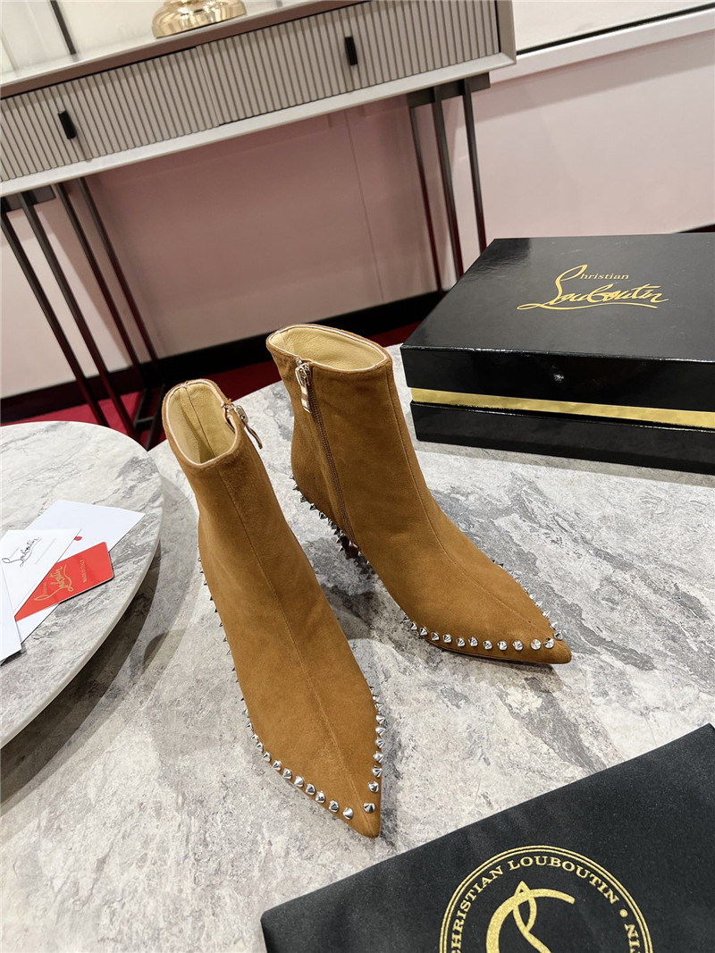 Chr1st1an louboutin black so kate ankle boots