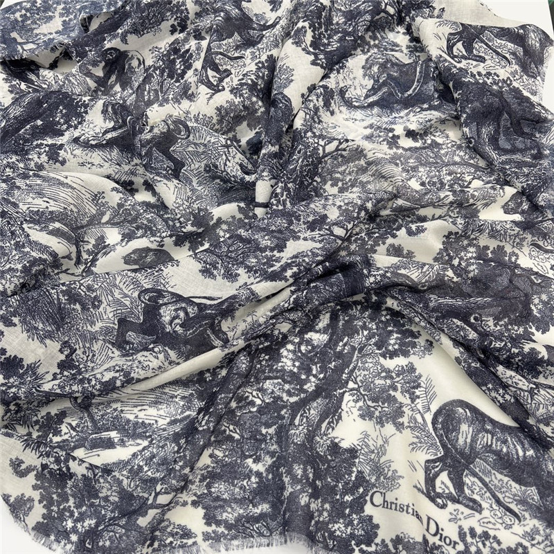 D10r jouy printed shawl