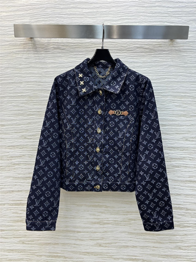 l0vis Vvtt0n monogram denim jacket