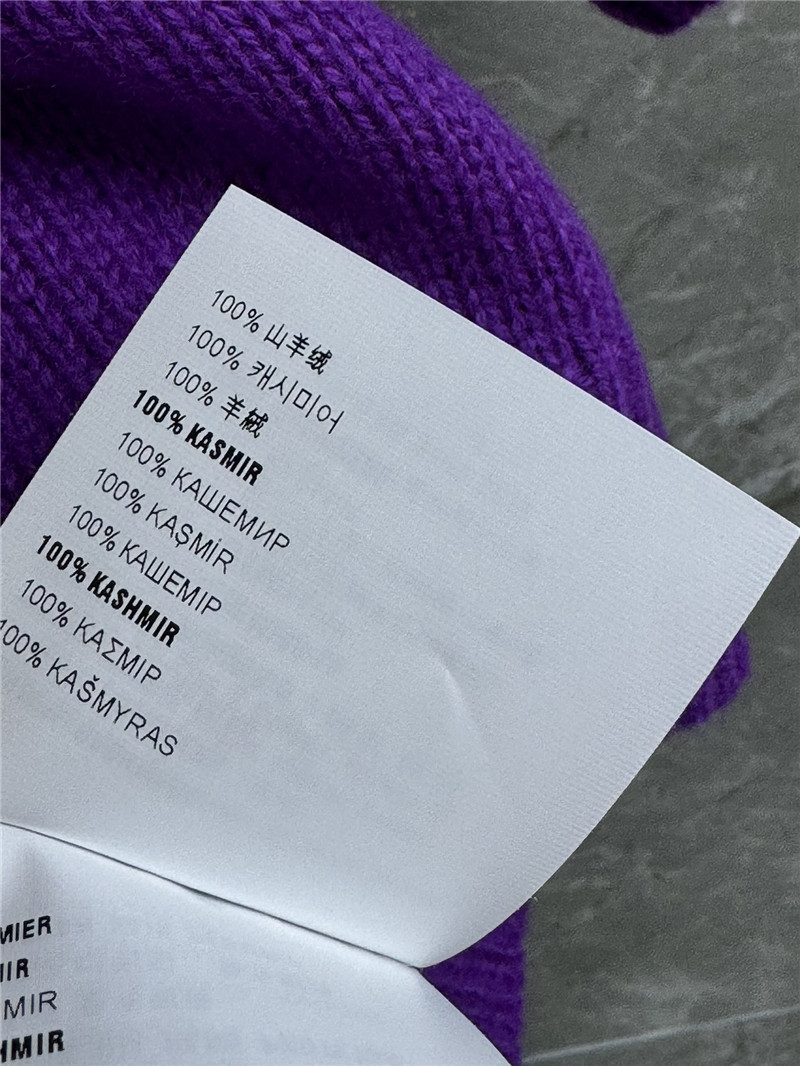Pra*a short sleeve cashmere top purple
