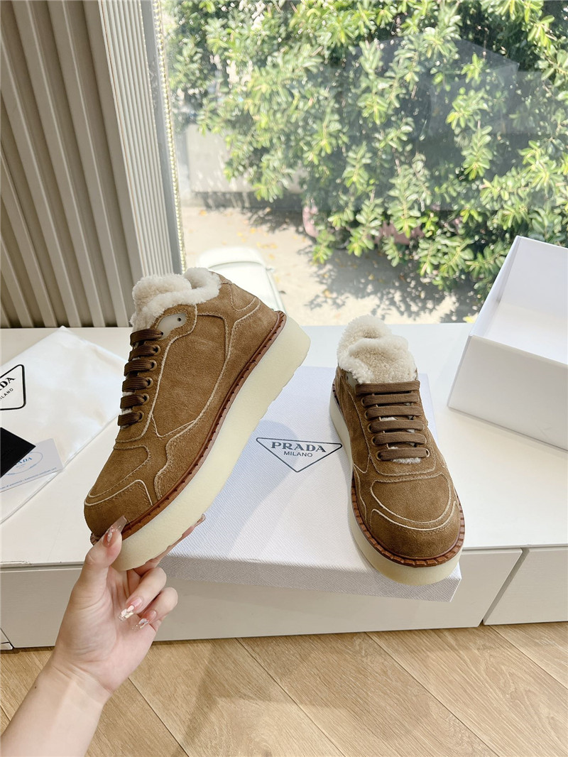 Pra*a lace-up winter platform sneakers on sale