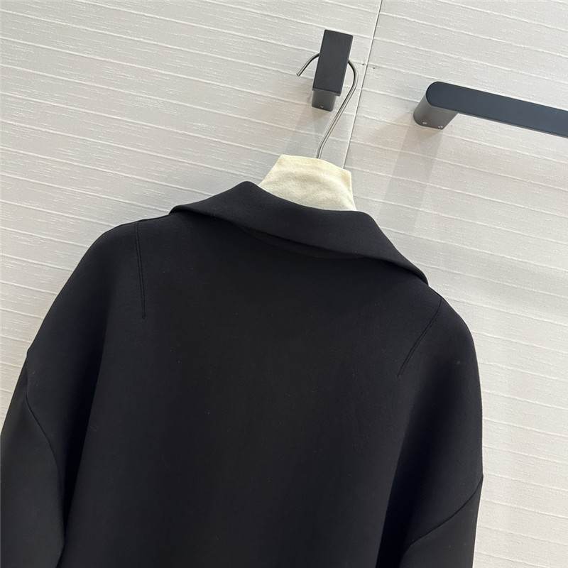 Gvc*1 embroidered stretch-jersey sweatshirt in black