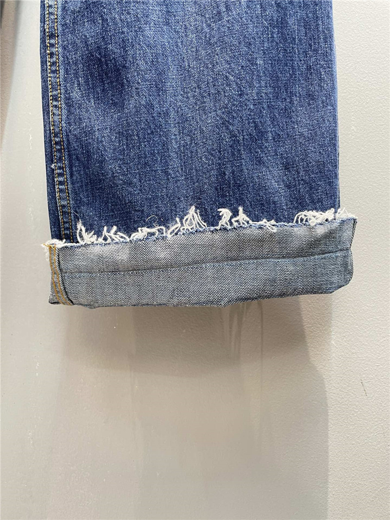 D10r raw edge jeans