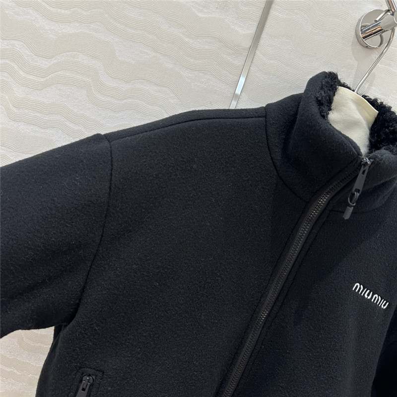 M1um1u woolen cotton coat