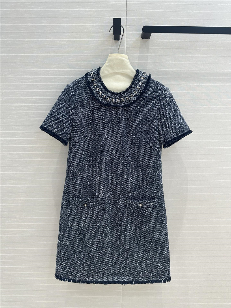 Balmain denim blue dress