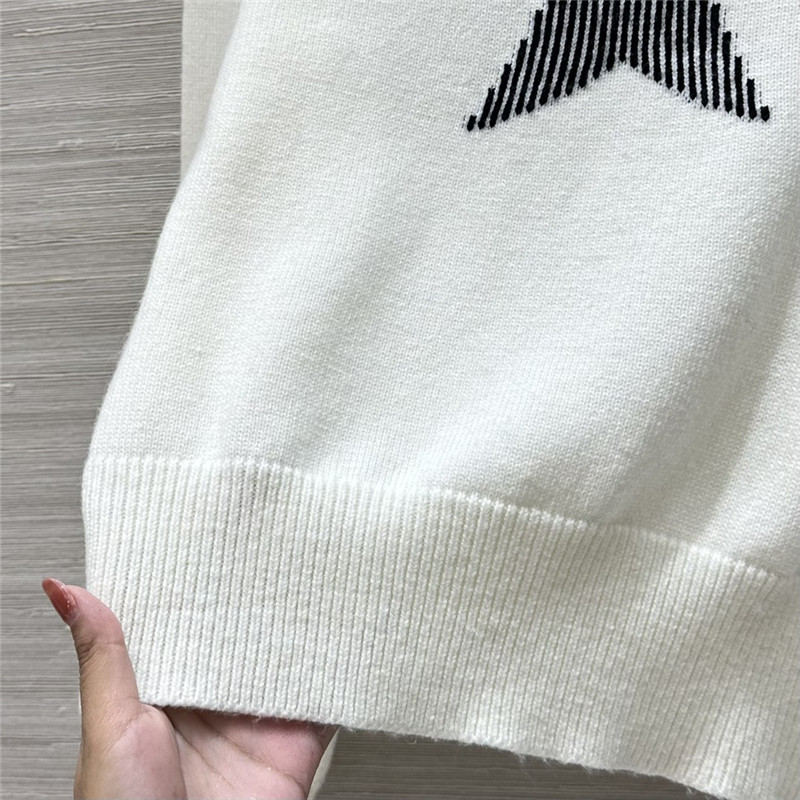 D10ralps star hooded sweater white