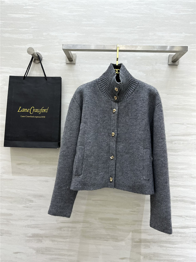 b0tt*ga Ven*ta grey turtleneck cardigan