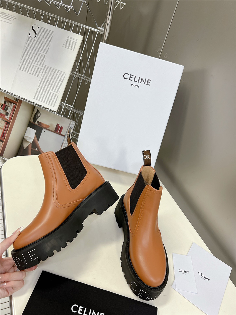 Ce1i*e chelsea leather boots