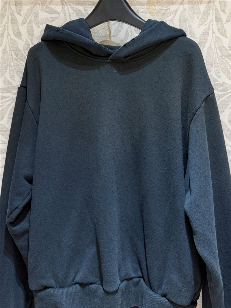 Acne Studios Black Printed Logo Hoodie