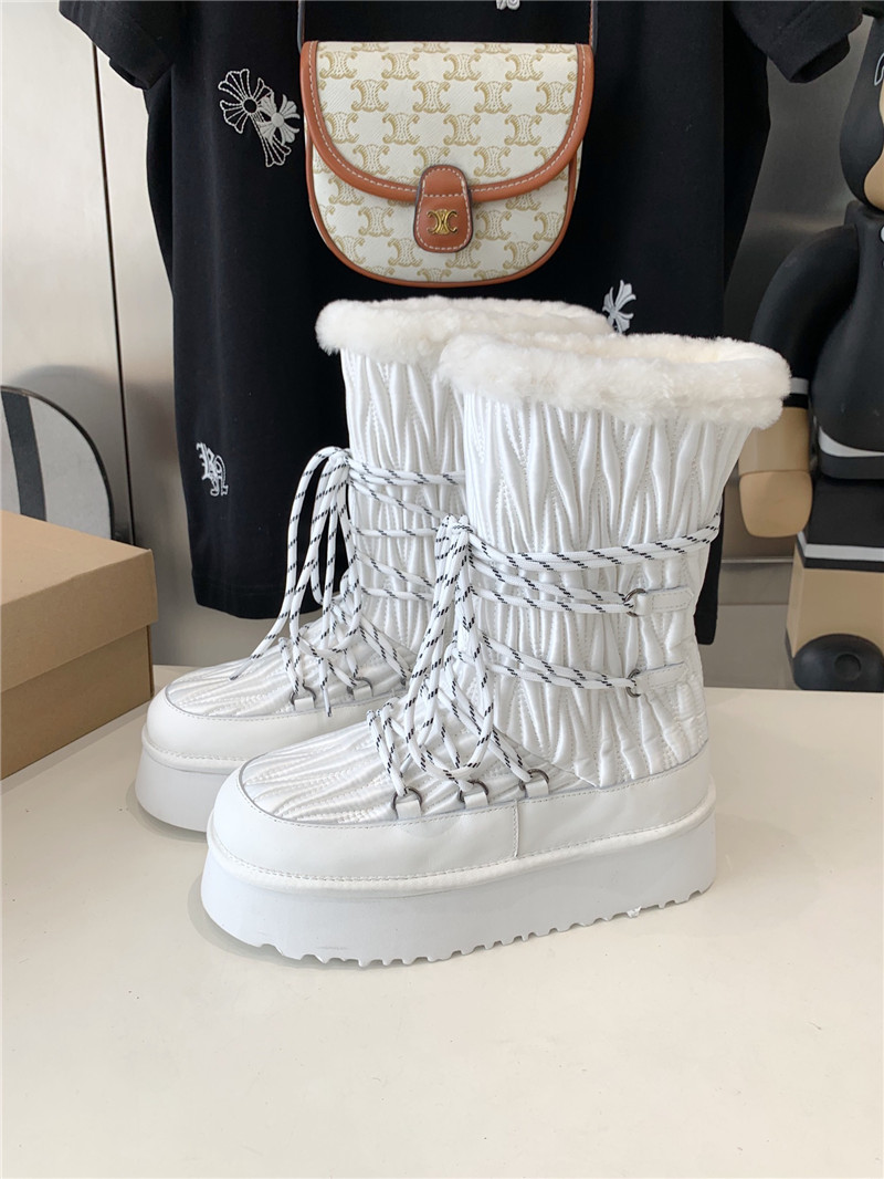UGG White Platform Winter Snow Boots