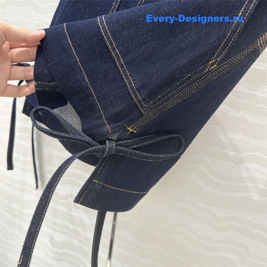 L0ew* denim skirt