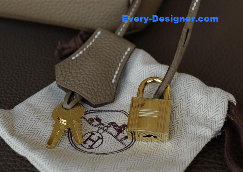 H**me5 birkin 30cm togo leather with gold hardware