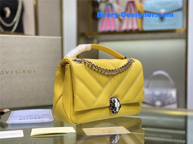 Bv1g*ai serpenti cabochon shoulder bag