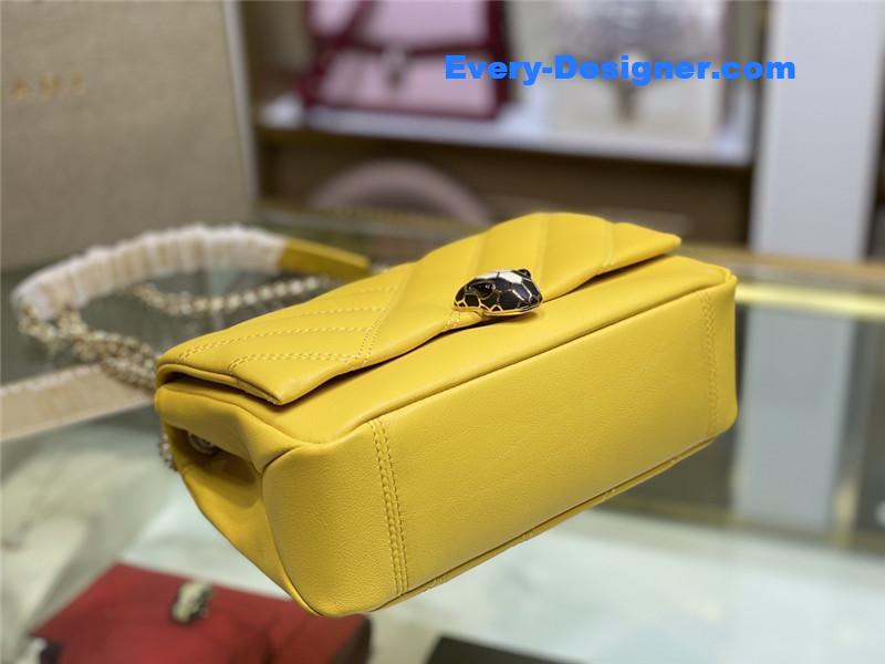 Bv1g*ai serpenti cabochon shoulder bag