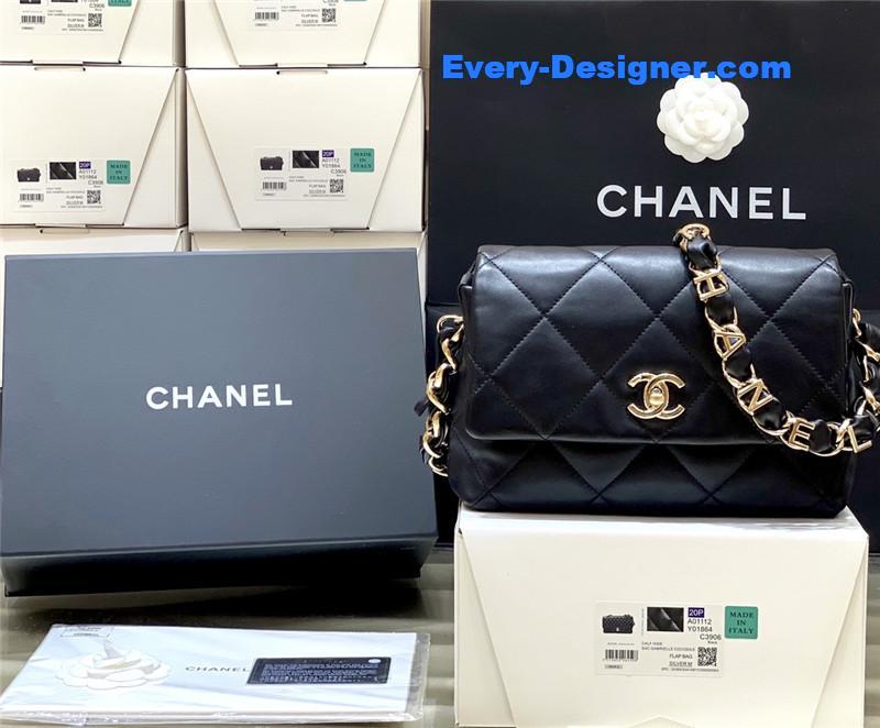 Ch**el letter logo hobo bag