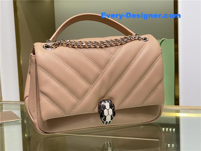 Bv1g*ai serpenti cabochon shoulder bag