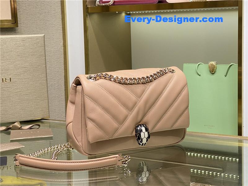 Bv1g*ai serpenti cabochon shoulder bag