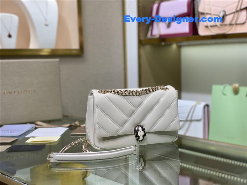Bv1g*ai serpenti cabochon shoulder bag