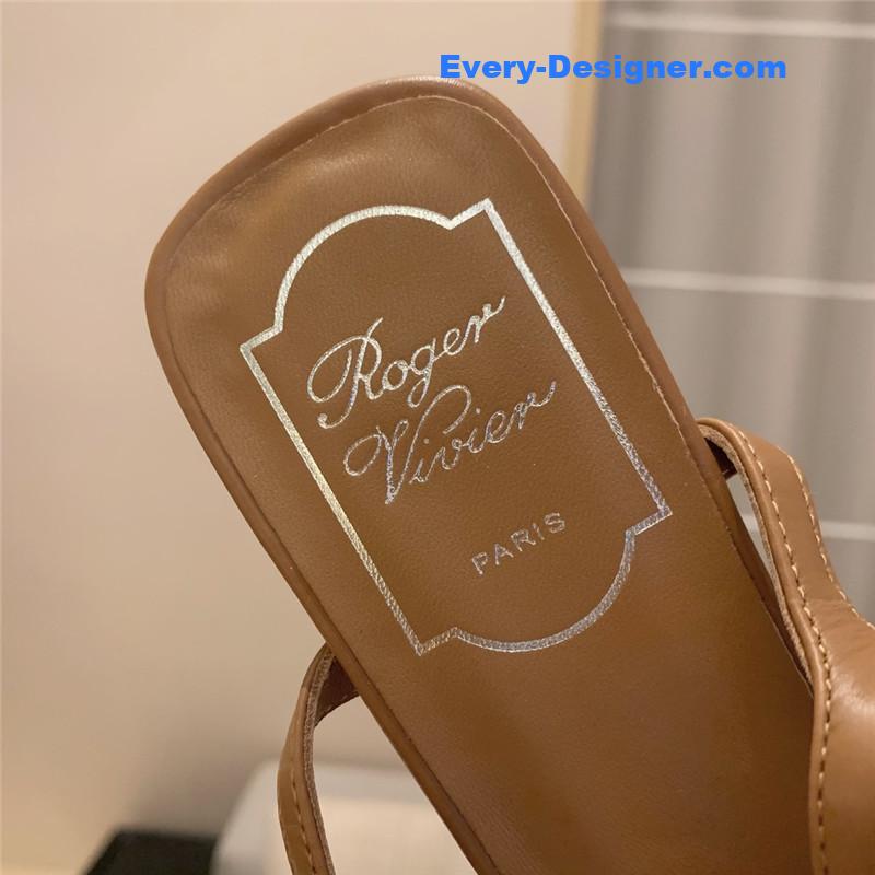 roger u1u1er square buckle sandals