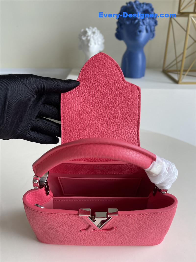 l0vis Vvtt0n lv capucines mini bag red