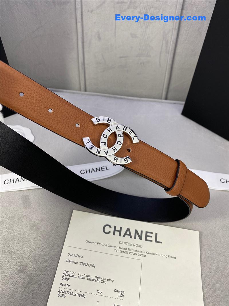 Ch**el logo classic belt