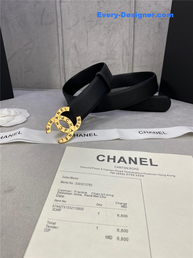 Ch**el logo classic belt