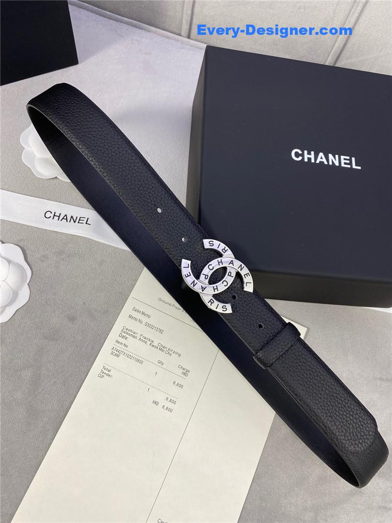 Ch**el logo classic belt