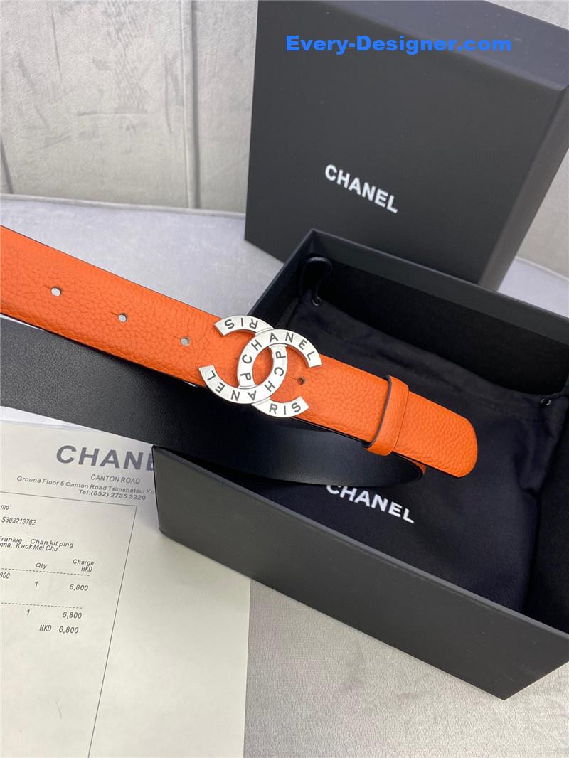 Ch**el logo classic belt