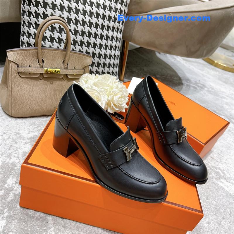 H**me5 dauphine mid heel mules