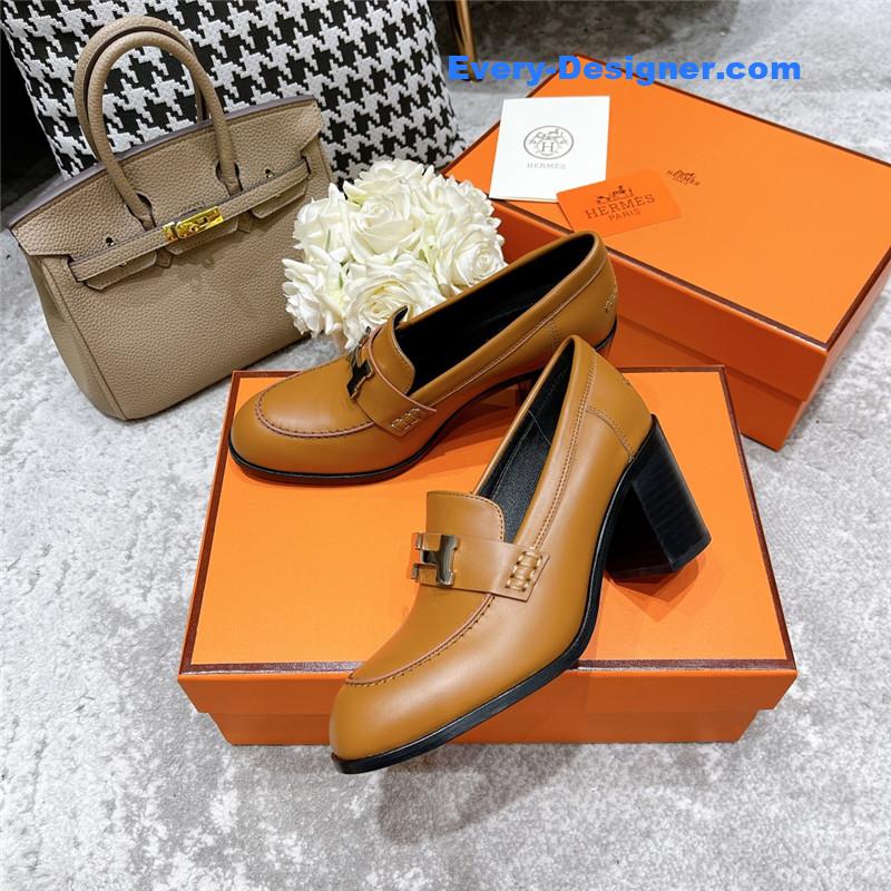 H**me5 dauphine mid heel mules