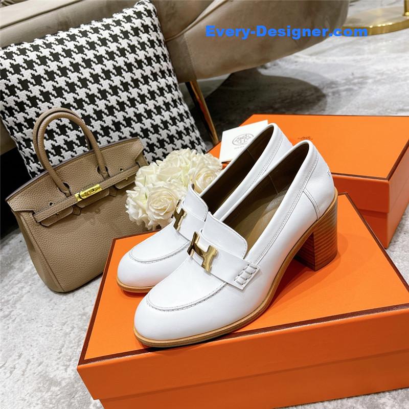 H**me5 dauphine mid heel mules