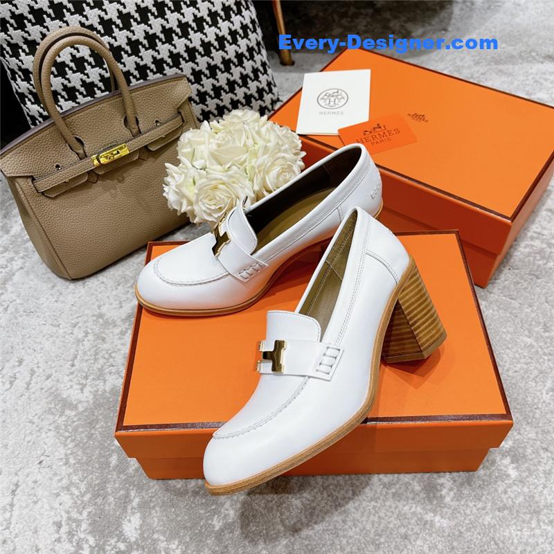 H**me5 dauphine mid heel mules