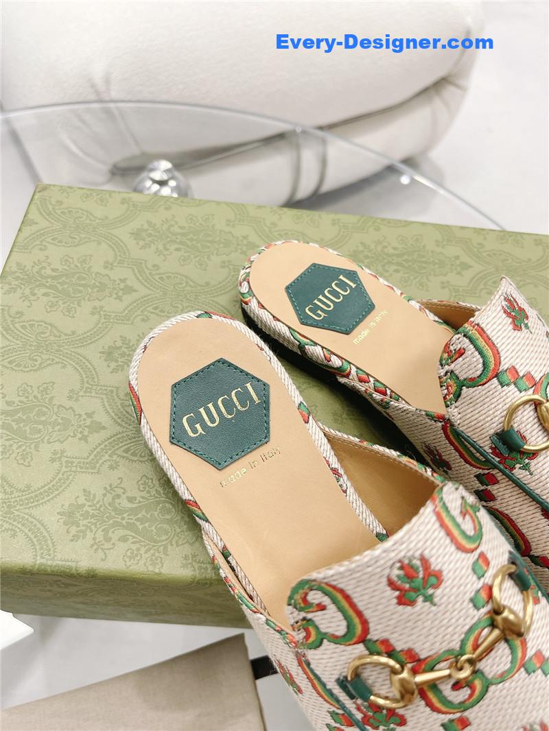 Gvc*1 horsebit half slippers