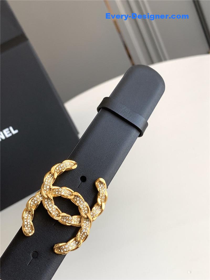 Ch**el logo classic belt