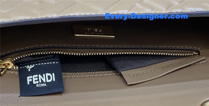 F**di classic embossed baguette bag