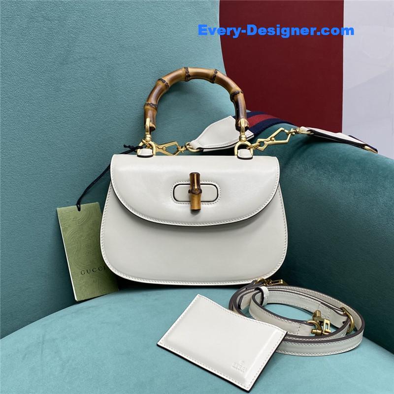 Gvc*1 bamboo 1947 jumbo small top handle bag