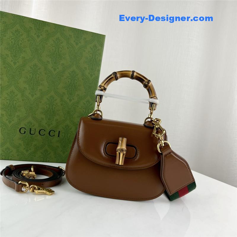 Gvc*1 mini top handle bag with bamboo