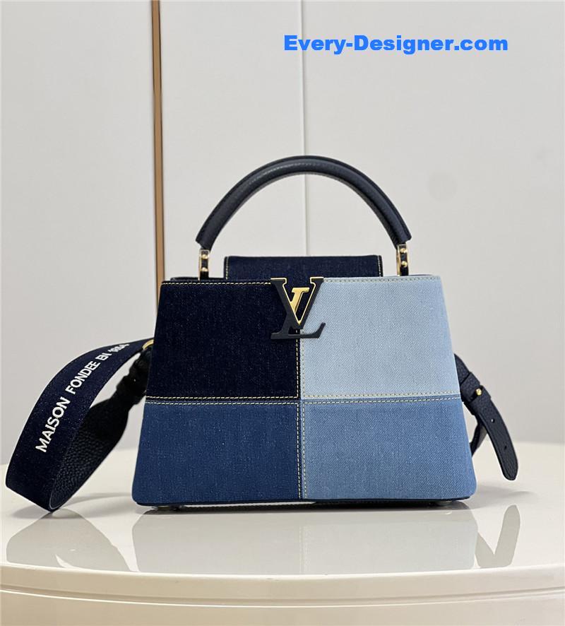 l0vis Vvtt0n lv capucines bb denim bag
