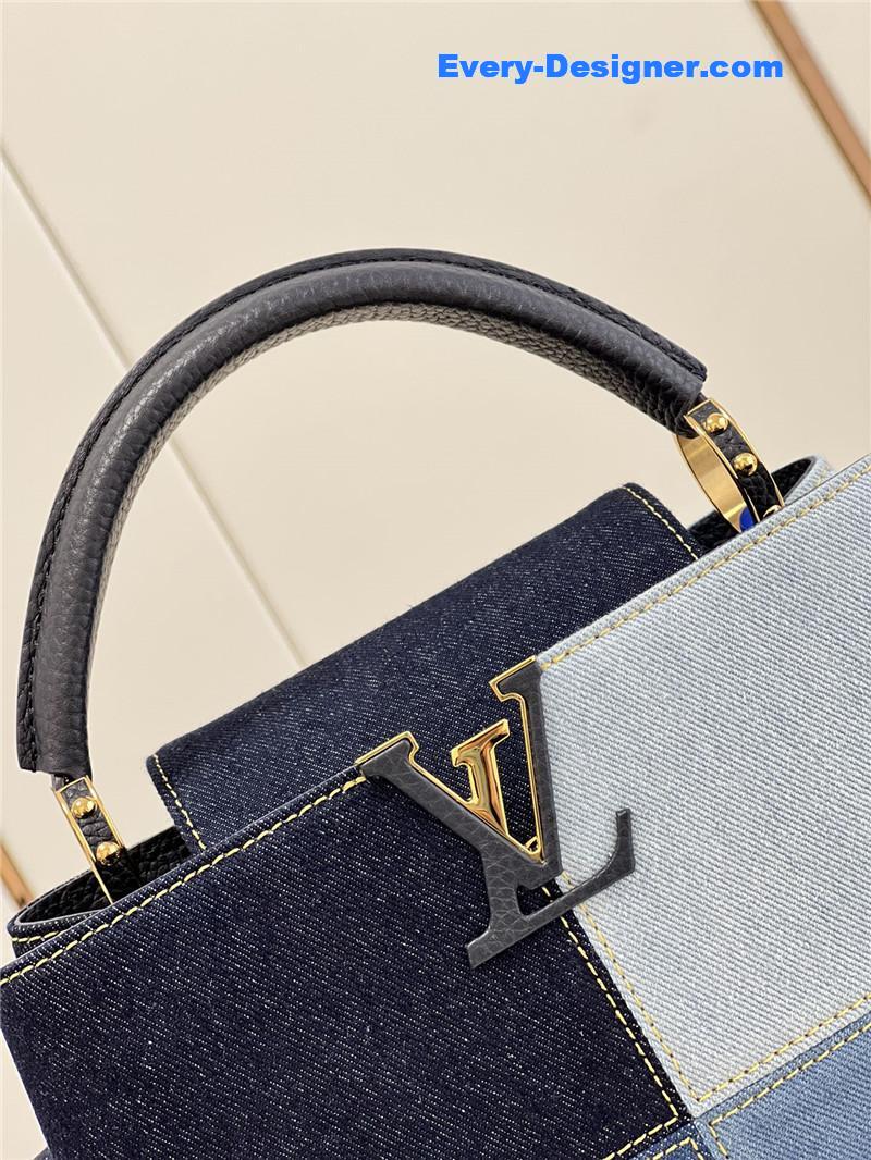l0vis Vvtt0n lv capucines bb denim bag