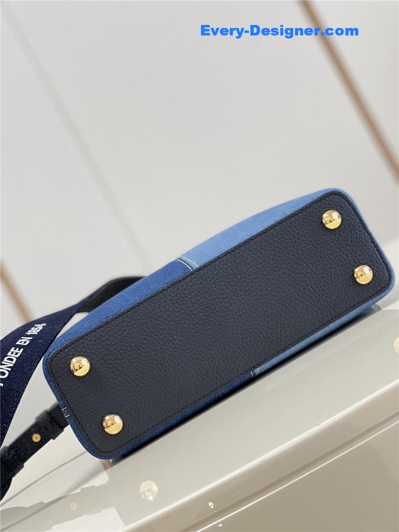 l0vis Vvtt0n lv capucines bb denim bag