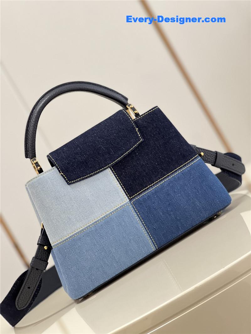 l0vis Vvtt0n lv capucines bb denim bag