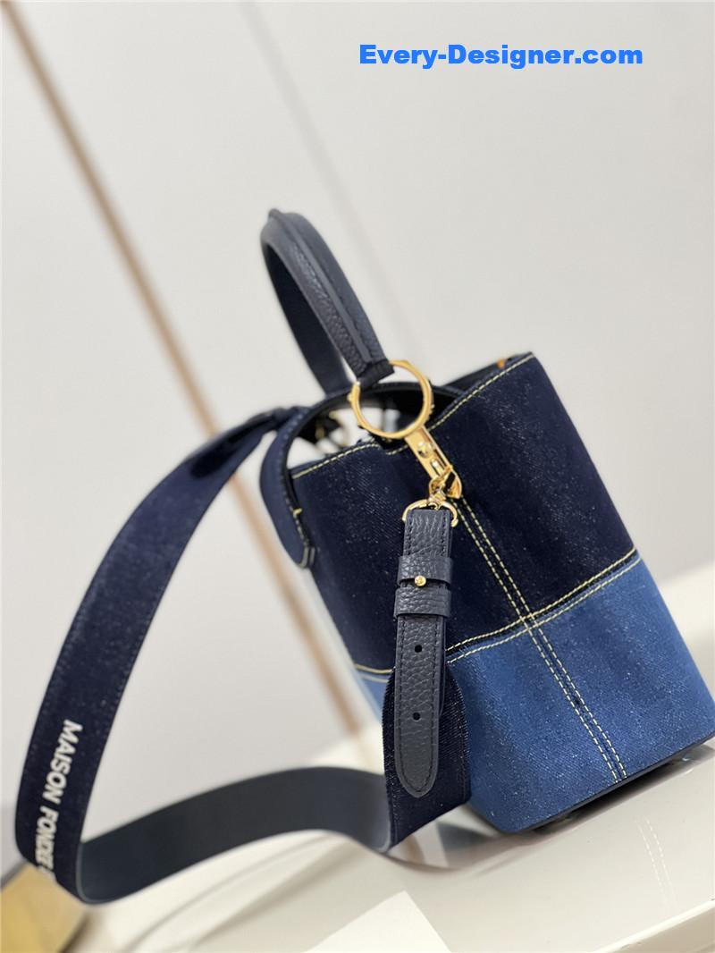l0vis Vvtt0n lv capucines medium denim bag