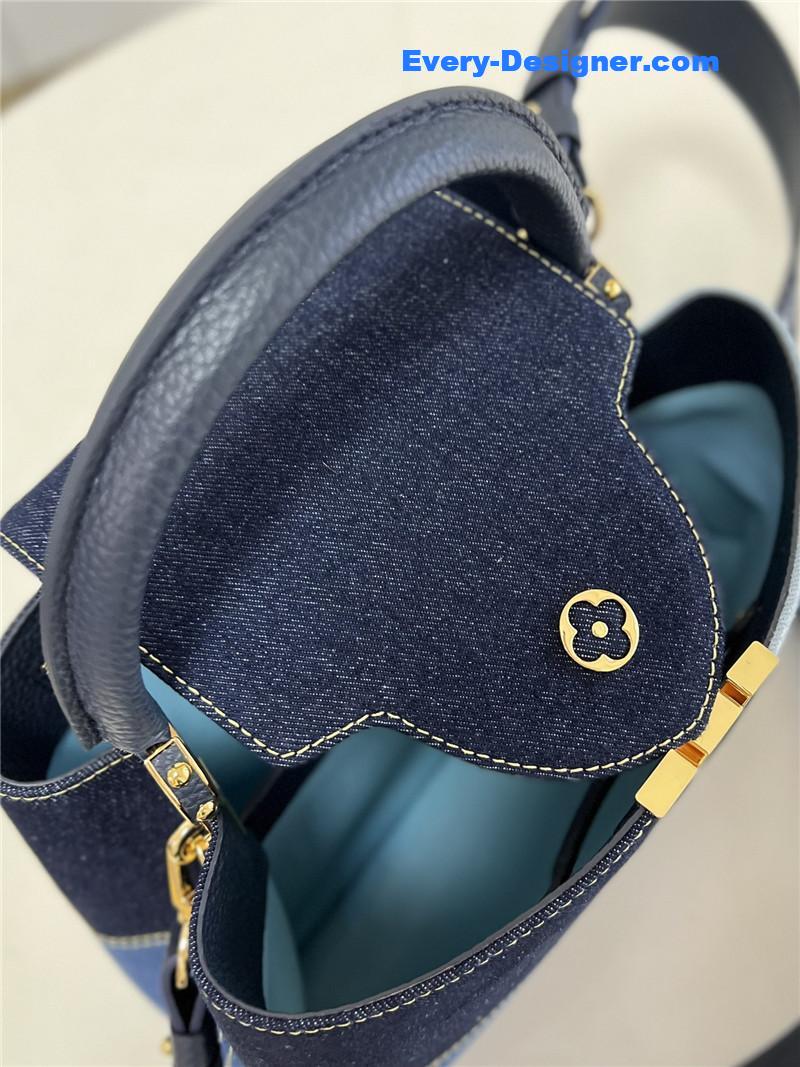 l0vis Vvtt0n lv capucines medium denim bag