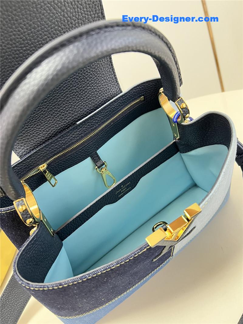 l0vis Vvtt0n lv capucines medium denim bag