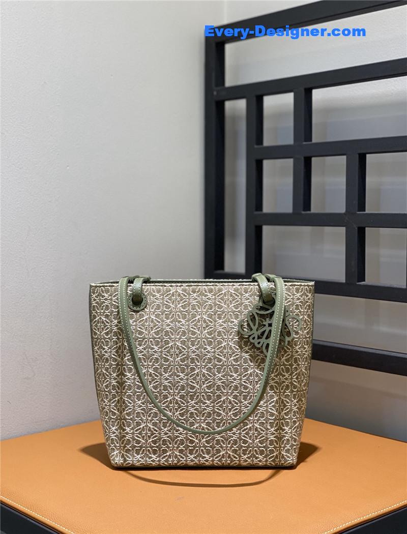 L0ew* square tote bag