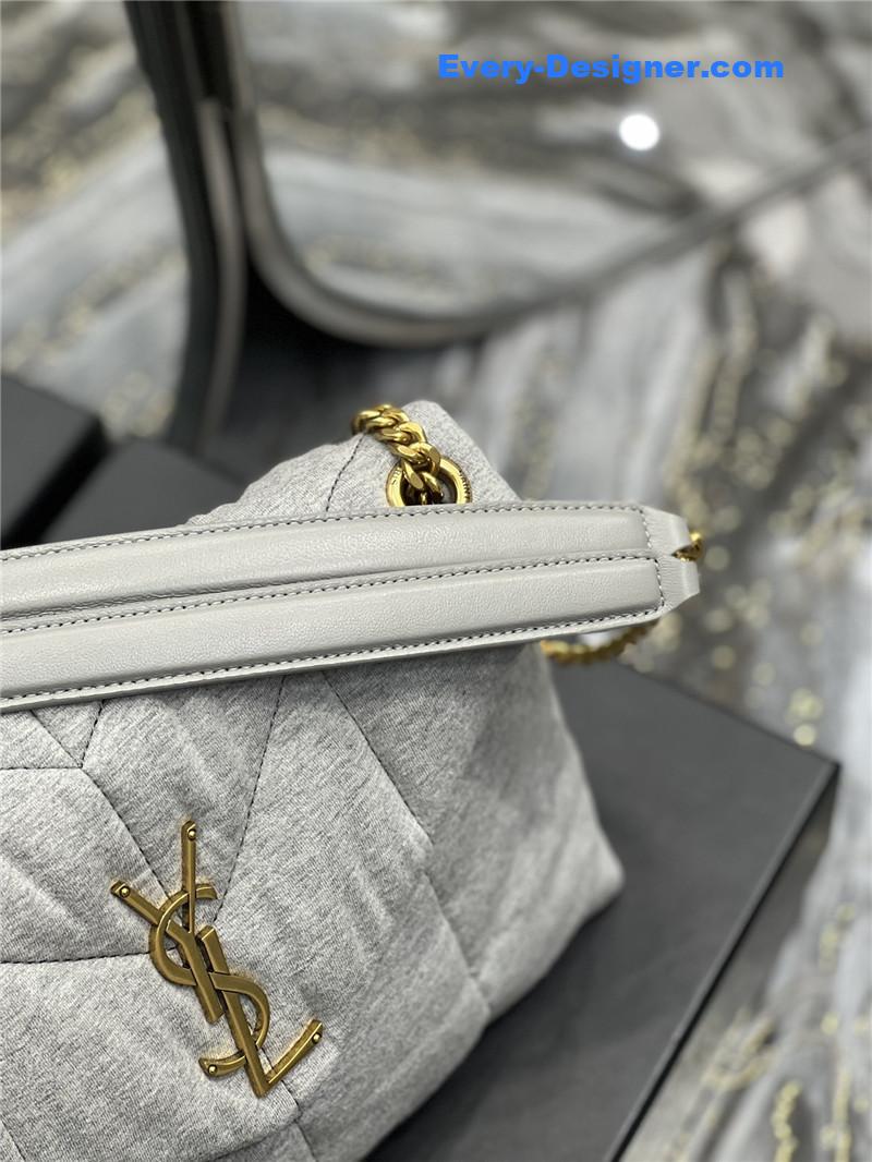 Y51 loulou puffer bag denim