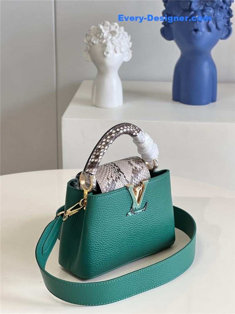 l0vis Vvtt0n lv capucines mini bag green