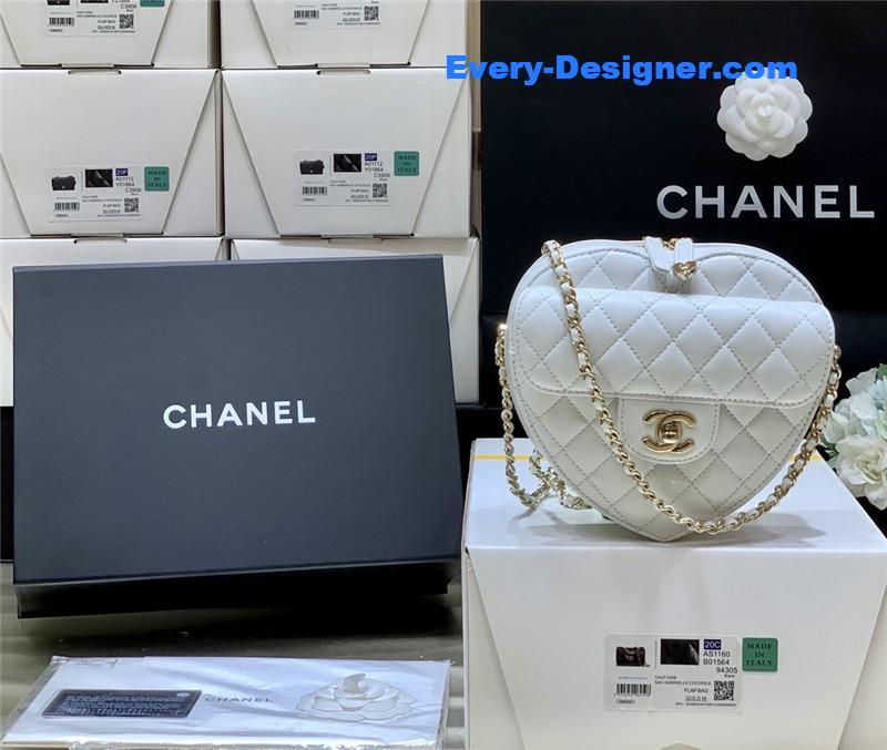 ch**el D1am0nd heart bag large